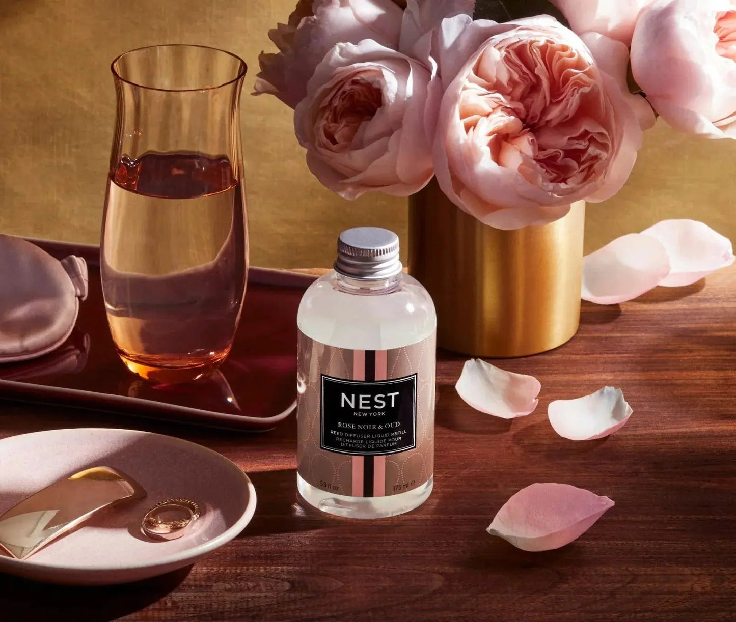 Rose Noir & Oud Reed Diffuser Liquid Refill