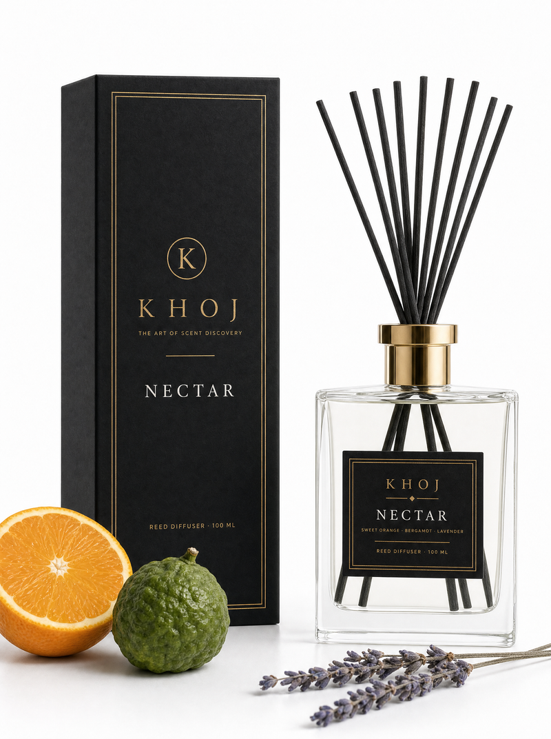 NECTAR Reed Diffuser — Sweet Orange, Bergamot & Lavender, 100 ml